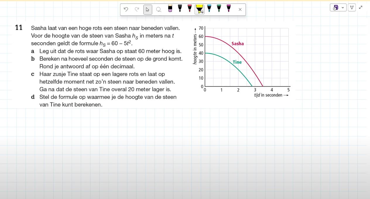 Verticaal verschuiven Opgave 11