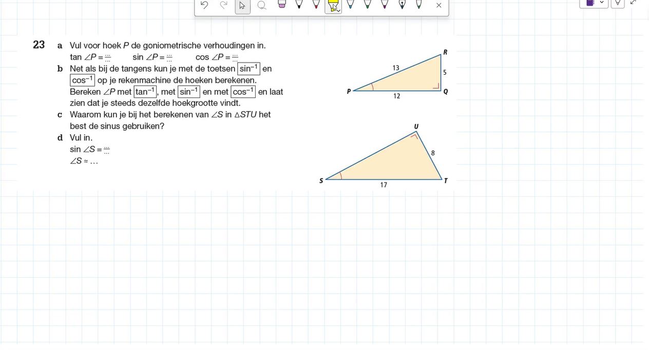 Sinus en cosinus Opgave 23