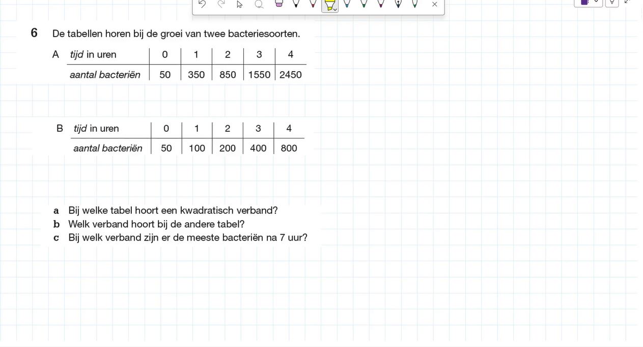 Kwadratische formules Opgave 6