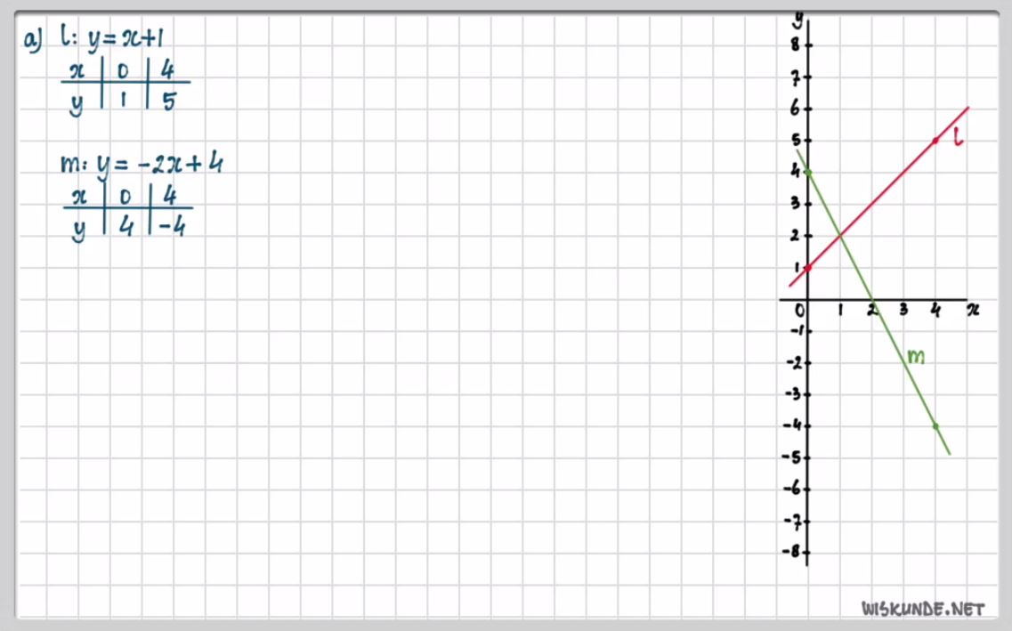De formule y = ax + b Opgave 21