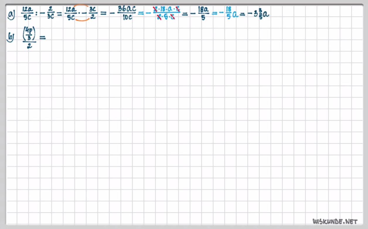 Breuken met letters herleiden Opgave 30