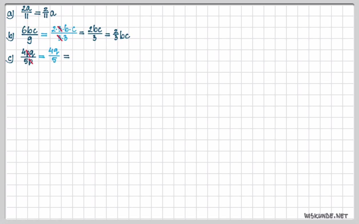 Breuken met letters herleiden Opgave 42