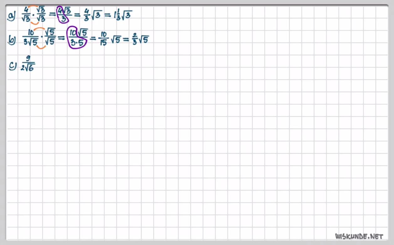 Wortels herleiden Opgave 76