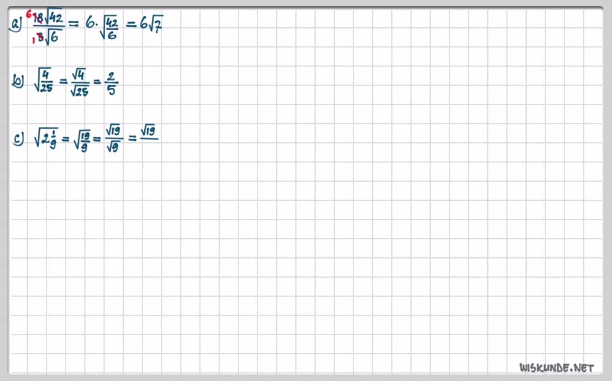 Wortels herleiden Opgave 81