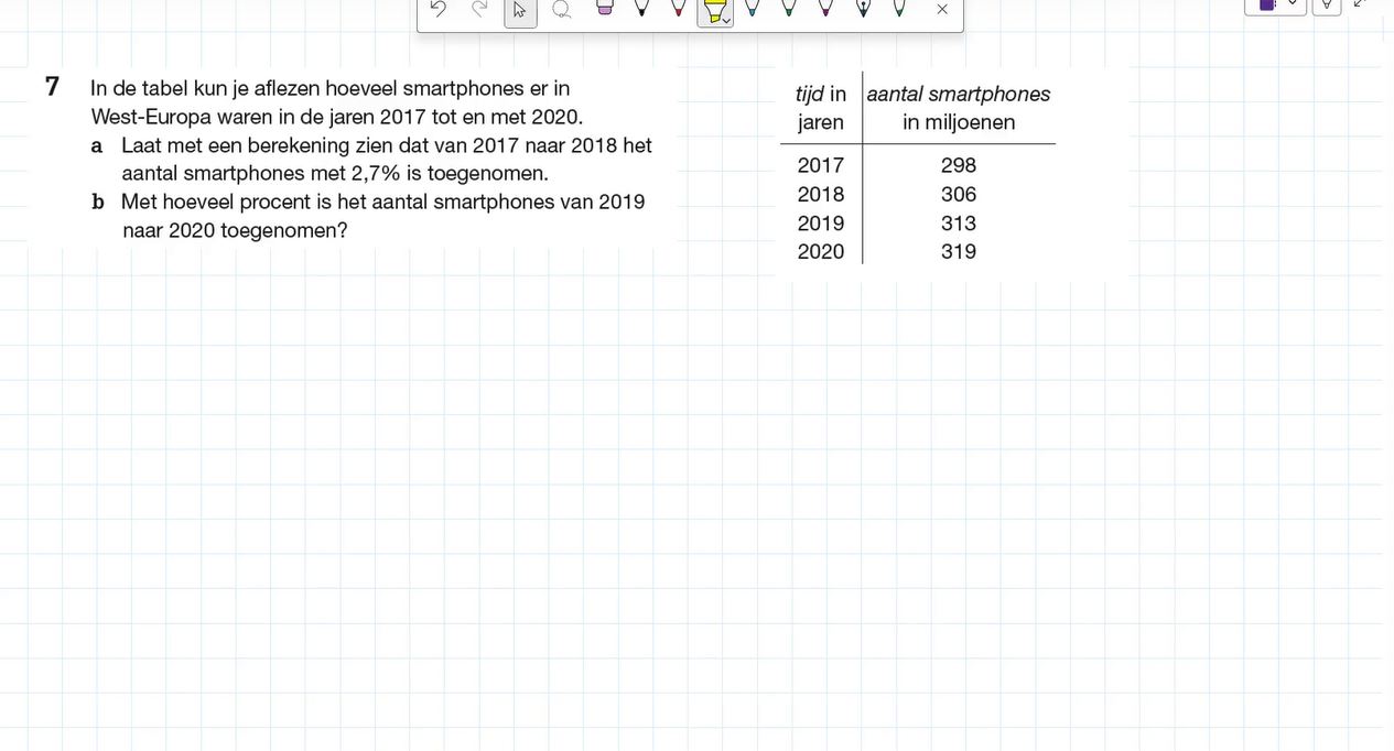 Absoluut en relatief Opgave 7