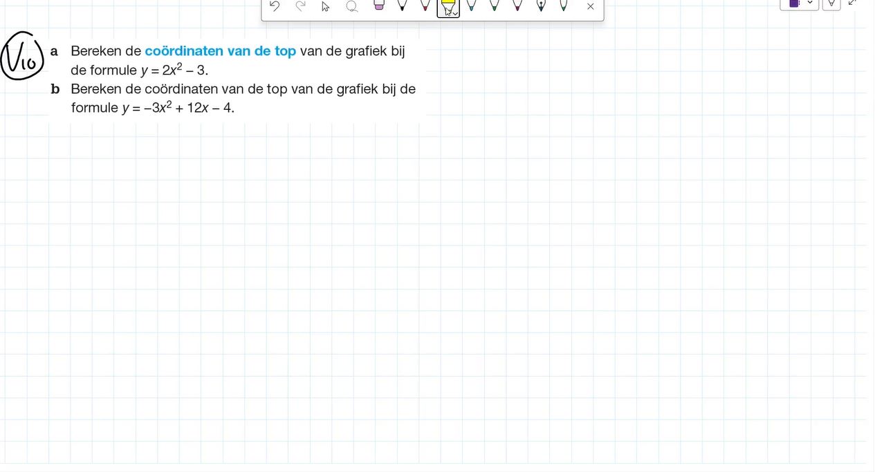 Voorkennis Opgave 10