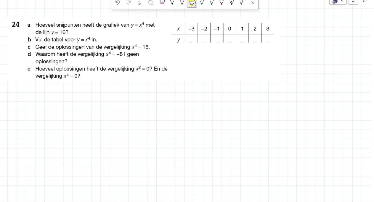 Machtsvergelijkingen Opgave 24