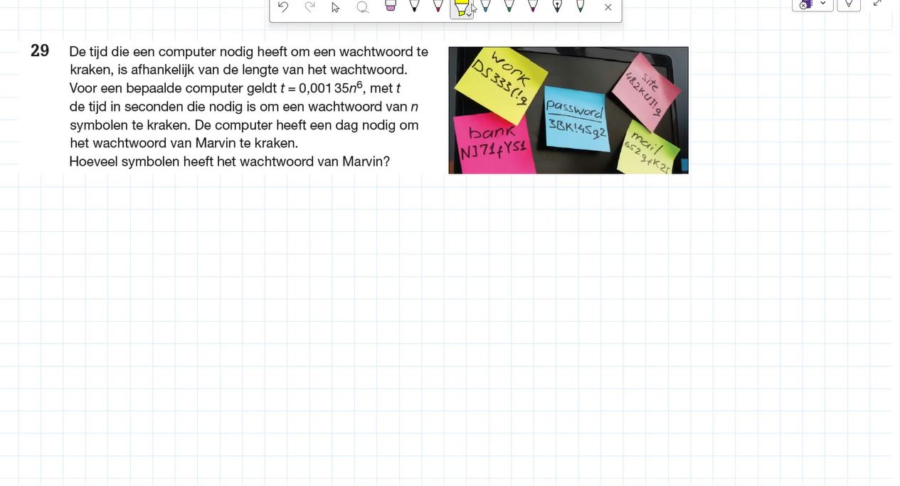 Machtsvergelijkingen Opgave 29