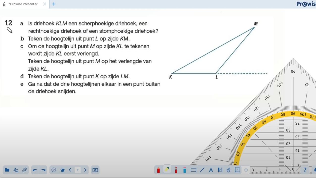 Hoogtelijn Opgave 12