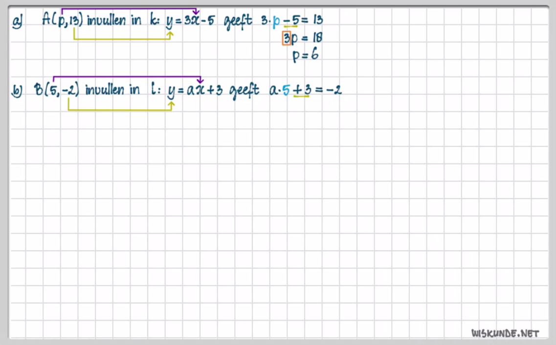 Lineaire formules Opgave 18