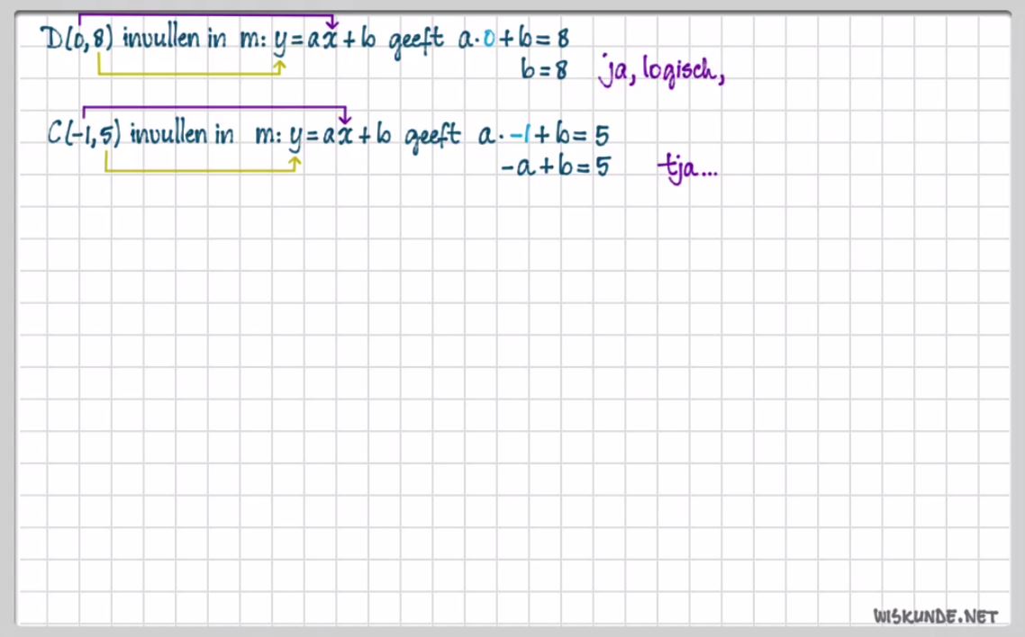 Lineaire formules Opgave 19