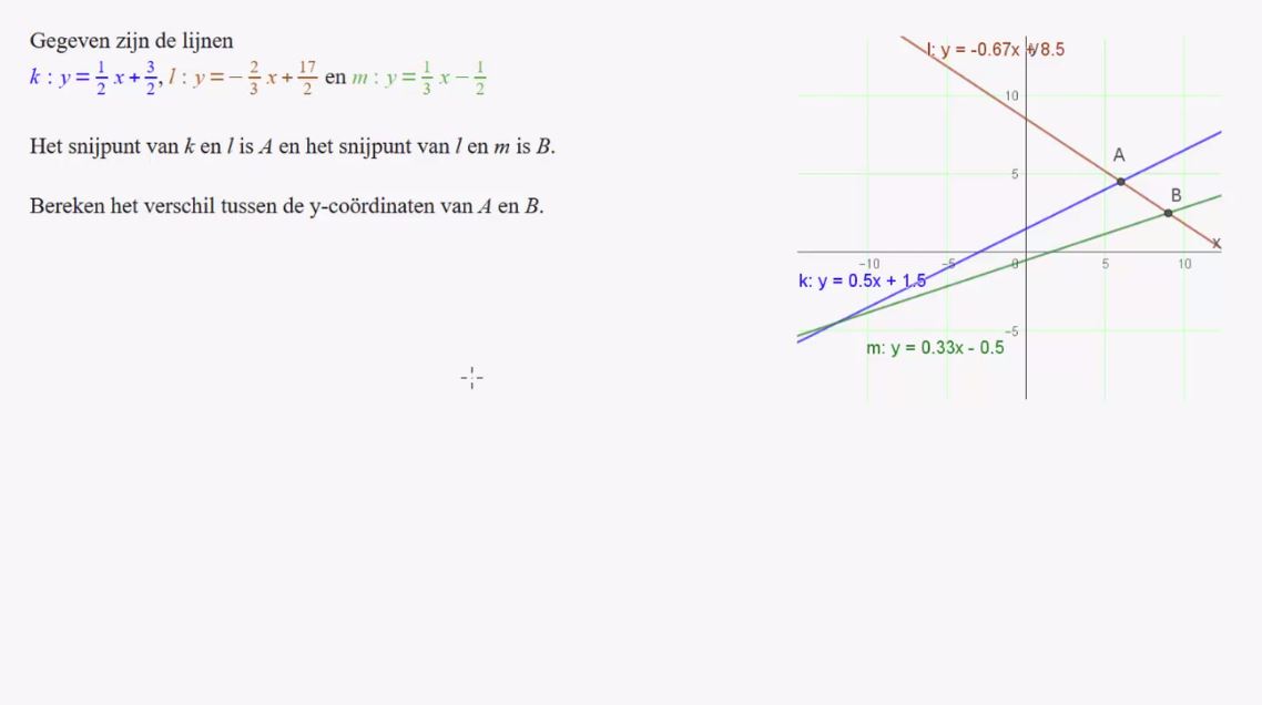 Lineaire verbanden Opgave 6