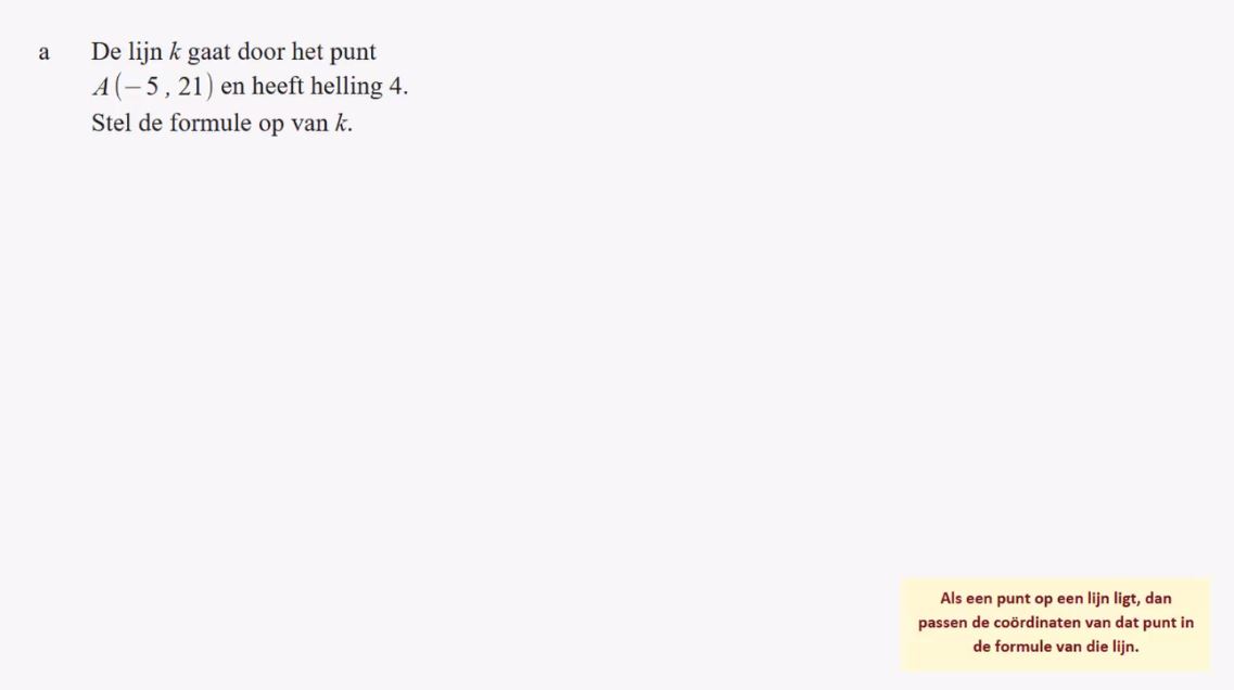 Lineaire verbanden Opgave 10
