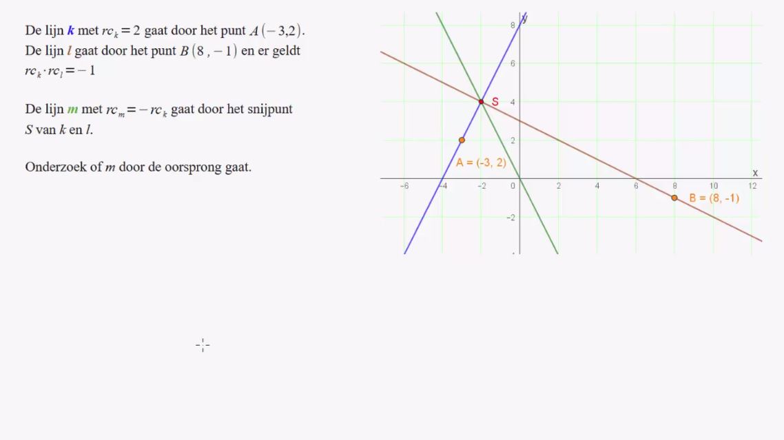 Lineaire verbanden Opgave 13