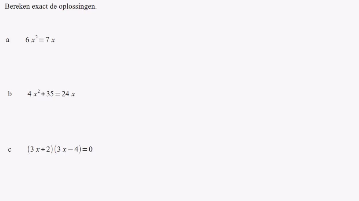 Kwadratische verbanden Opgave 82