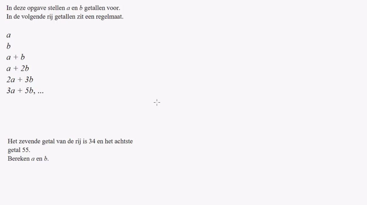 Gemengde opgaven Opgave 9