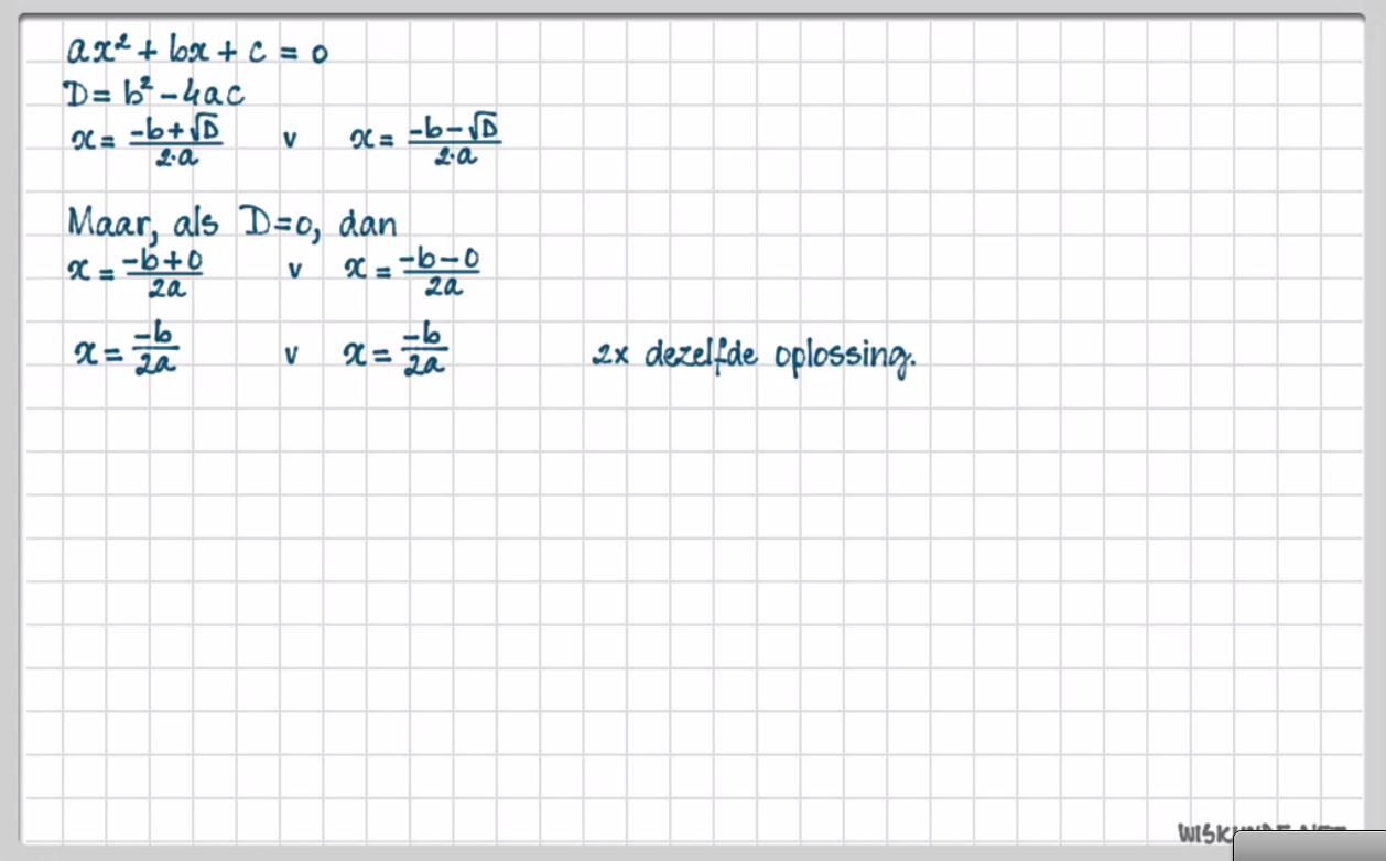 De abc-formule Opgave 64
