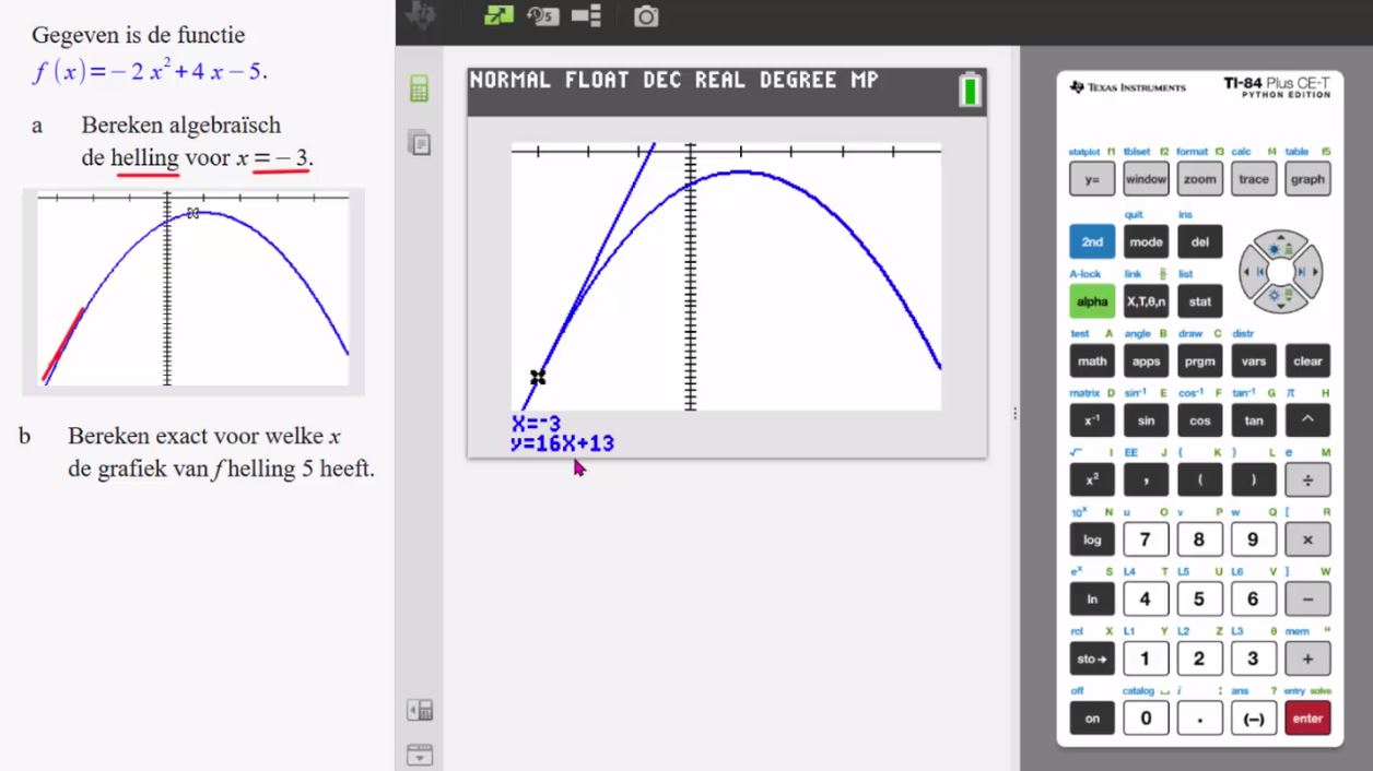 Differentiëren Opgave 73