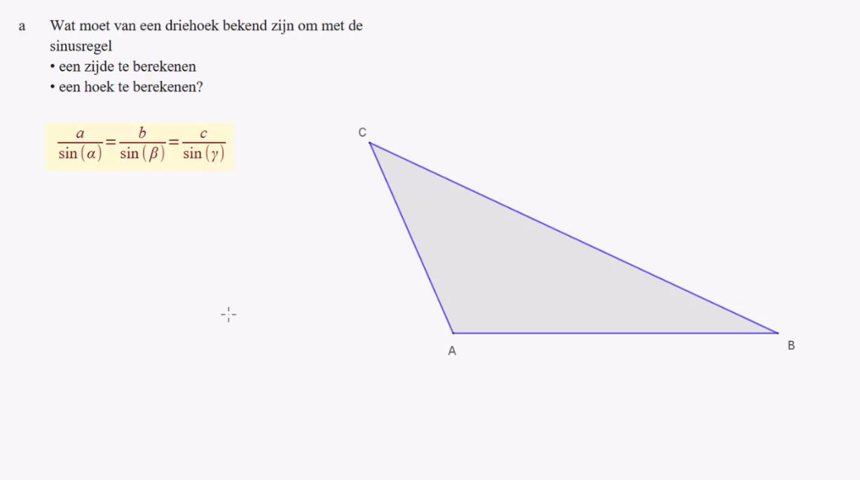De cosinusregel Opgave 27