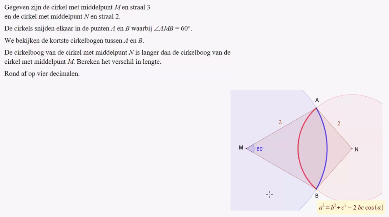 Lengte, omtrek en oppervlakte Opgave 59