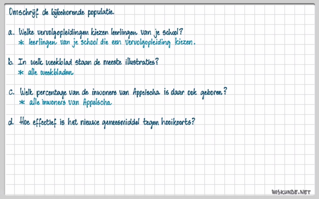 De onderzoeksvraag Opgave 6