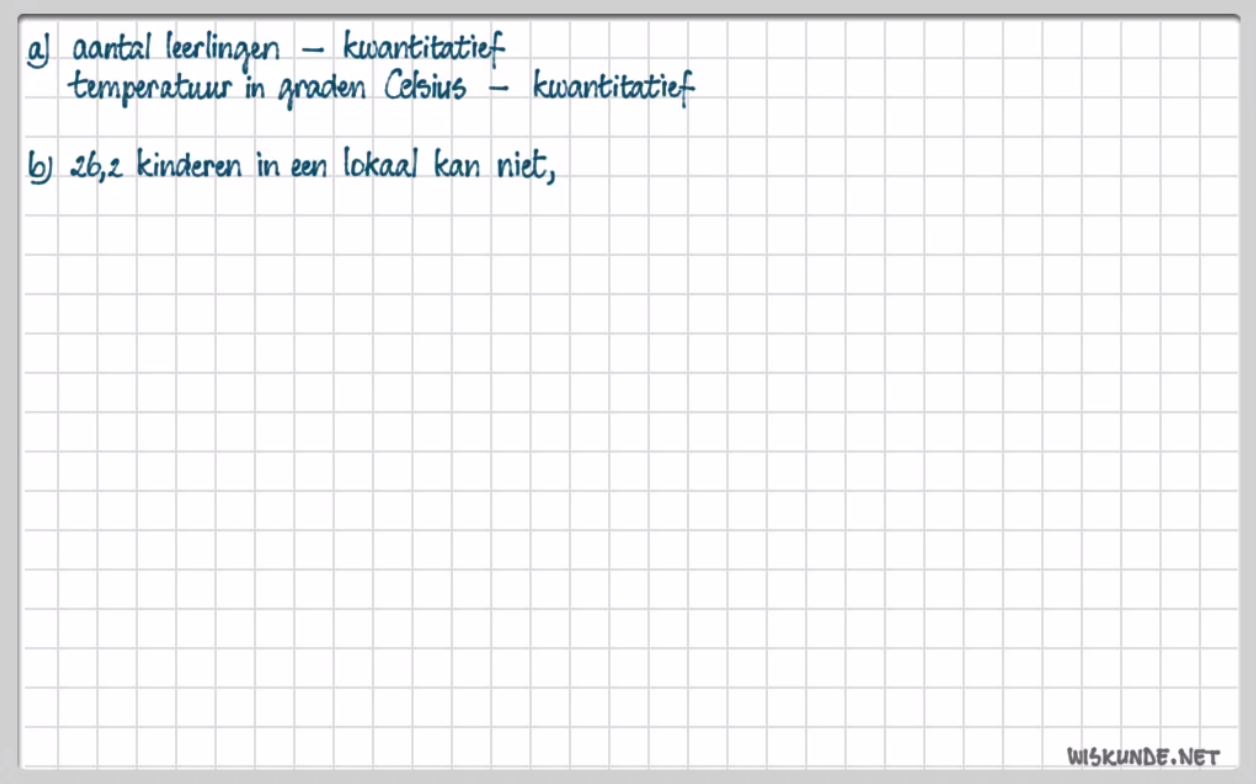 Data verzamelen Opgave 17