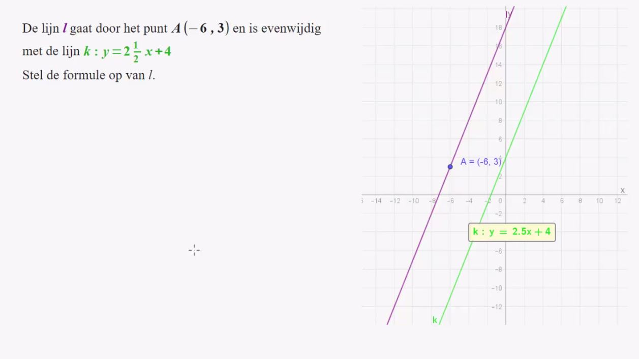 Lineaire verbanden Opgave 22