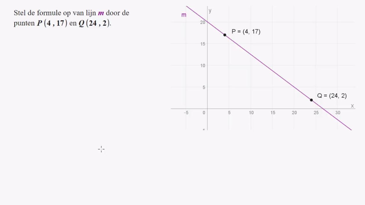 Lineaire verbanden Opgave 23