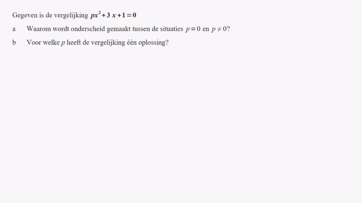 Werken met parameters Opgave 44