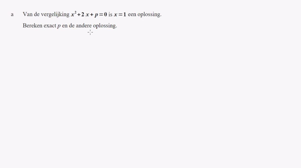 Werken met parameters Opgave 47