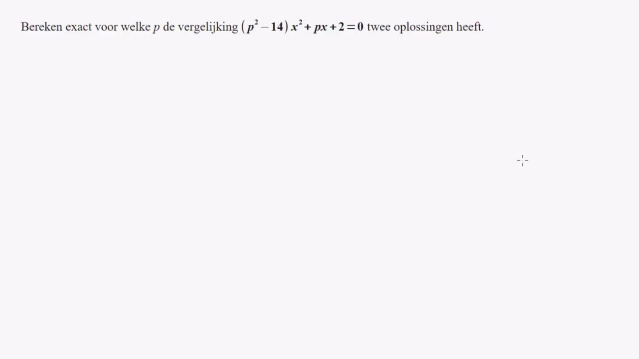 Werken met parameters Opgave 50