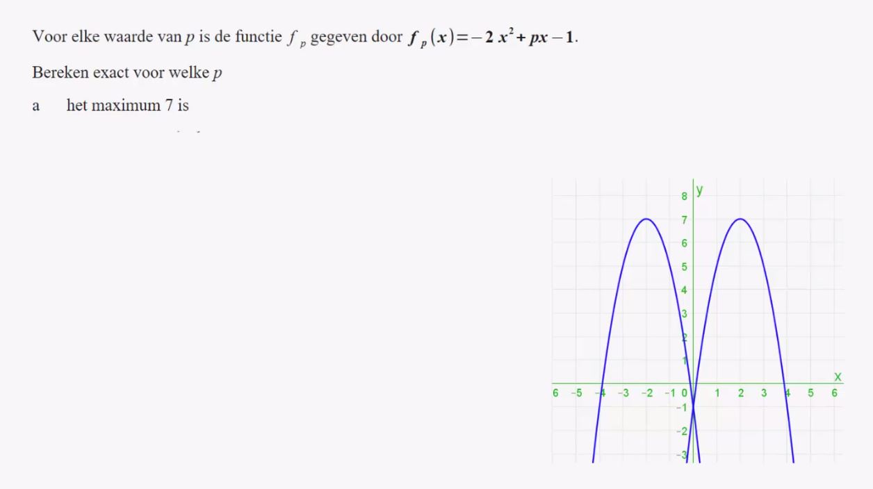 Werken met parameters Opgave 52