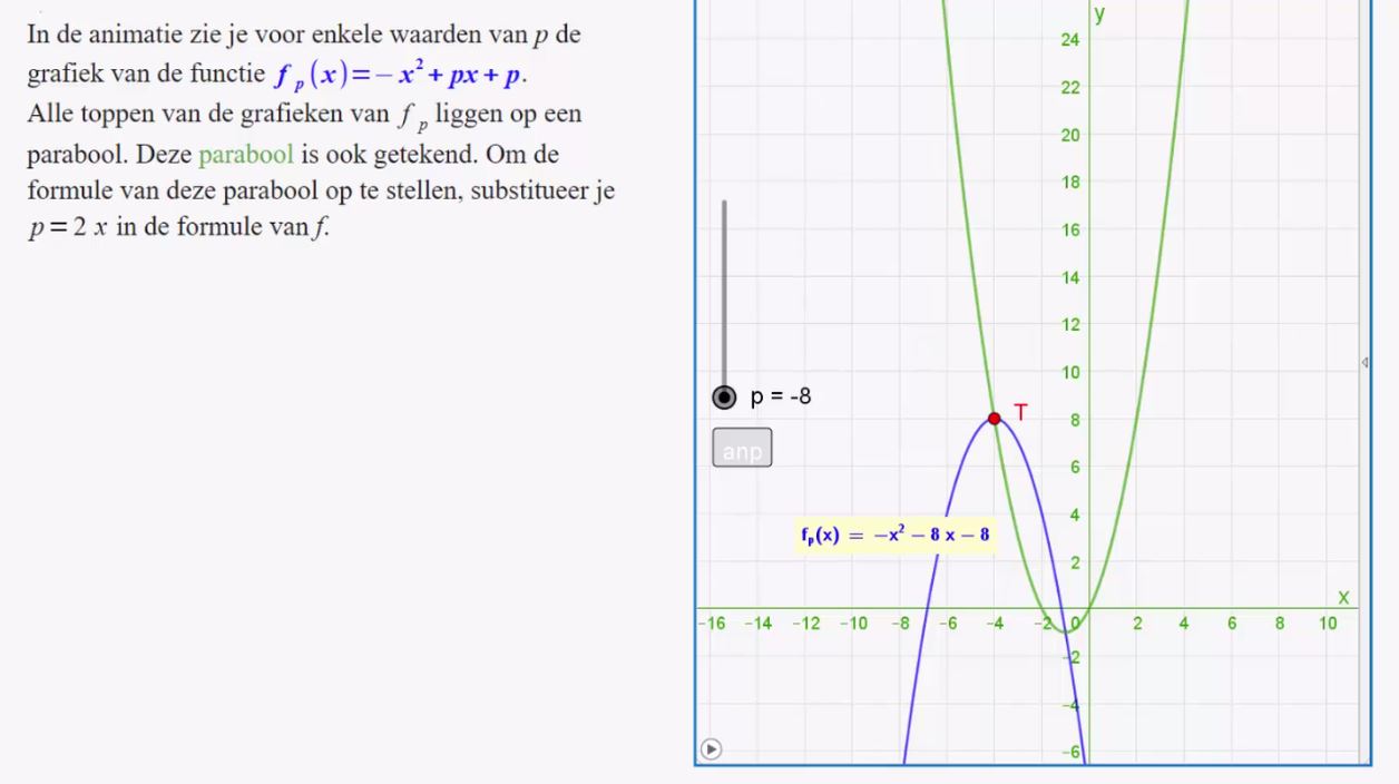 Werken met parameters Opgave 58