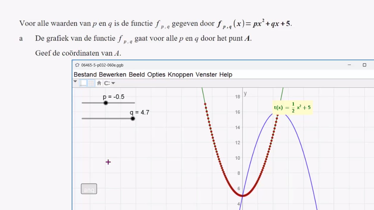 Werken met parameters Opgave 60
