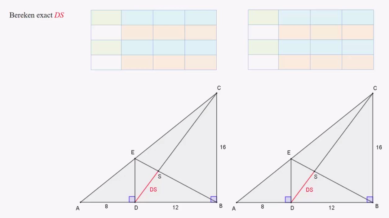 Berekeningen in driehoeken Opgave 10