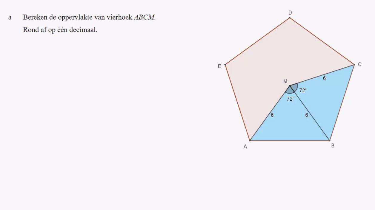 Lengte, omtrek en oppervlakte Opgave 33