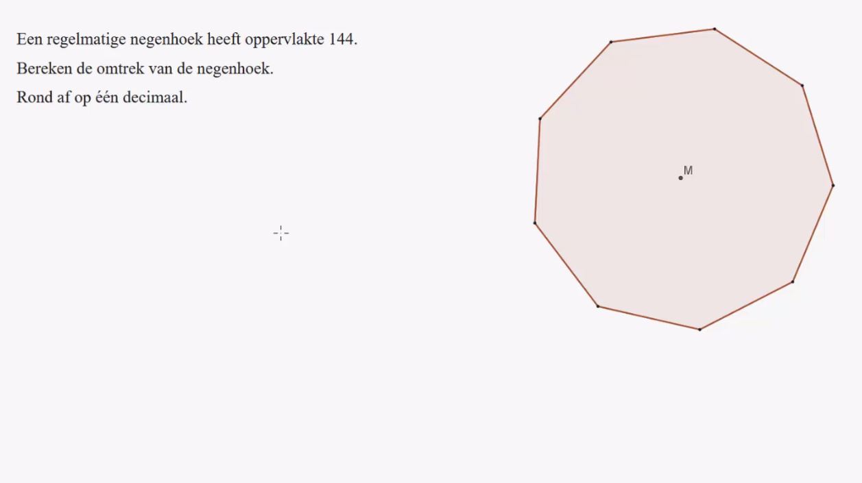 Lengte, omtrek en oppervlakte Opgave 35