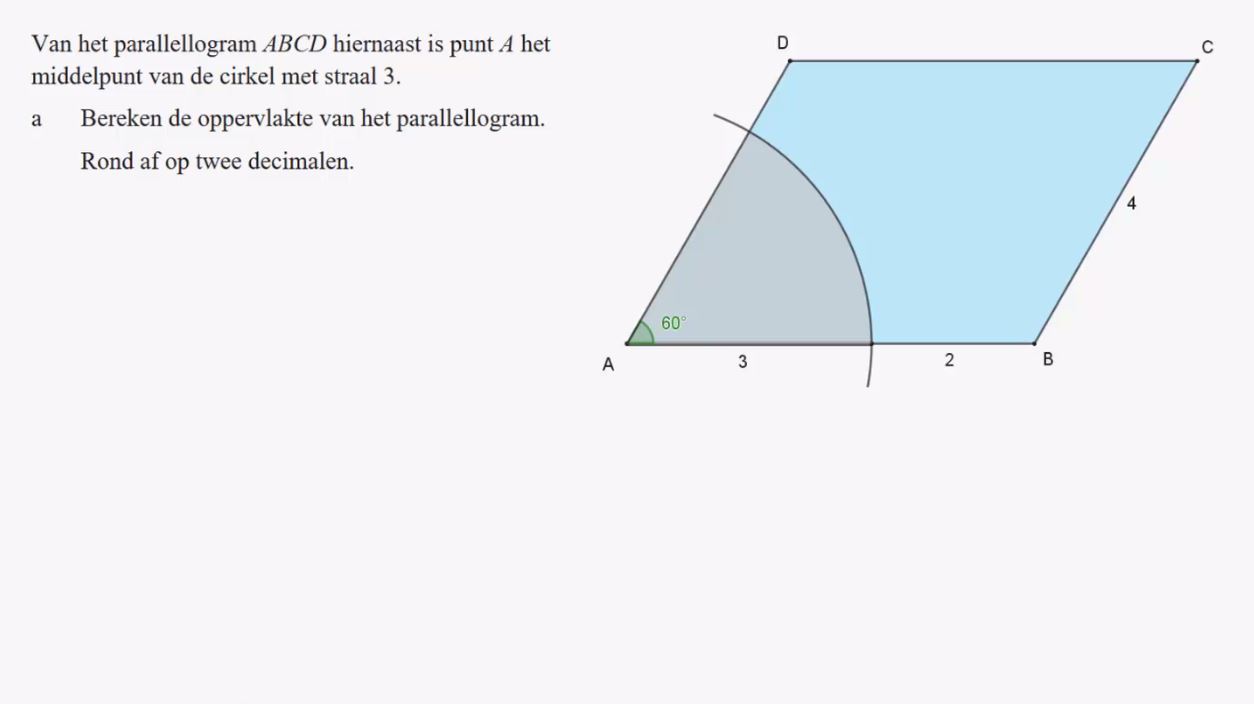 Lengte, omtrek en oppervlakte Opgave 41