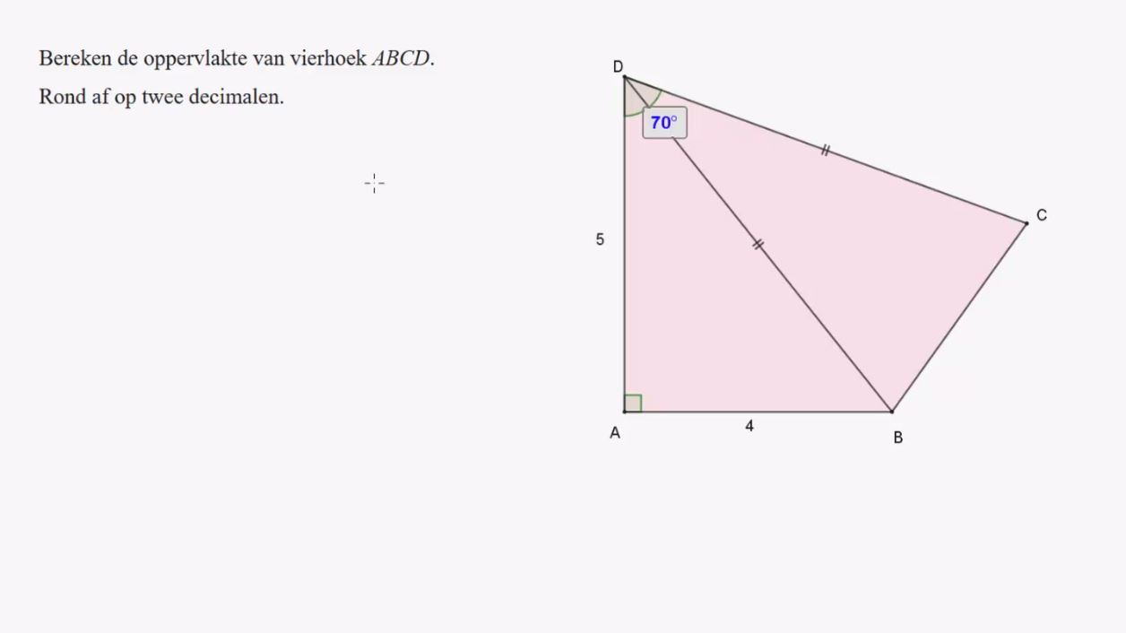 Lengte, omtrek en oppervlakte Opgave 42
