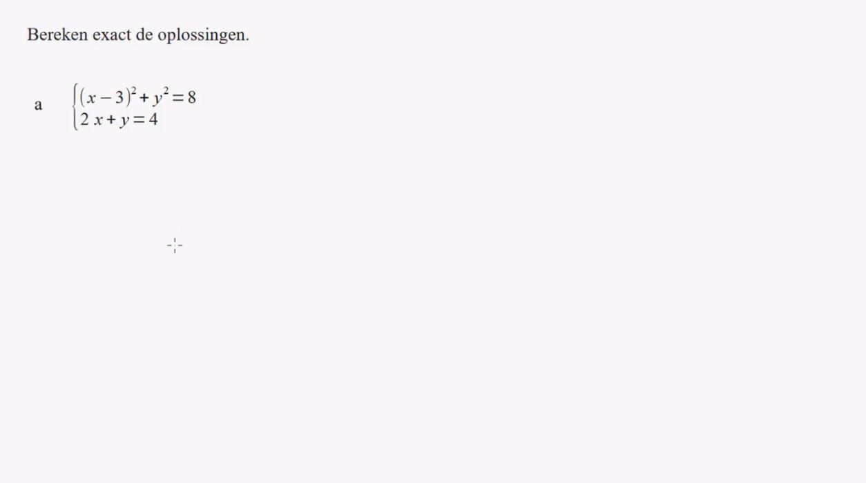 Stelsels vergelijkingen Opgave 20