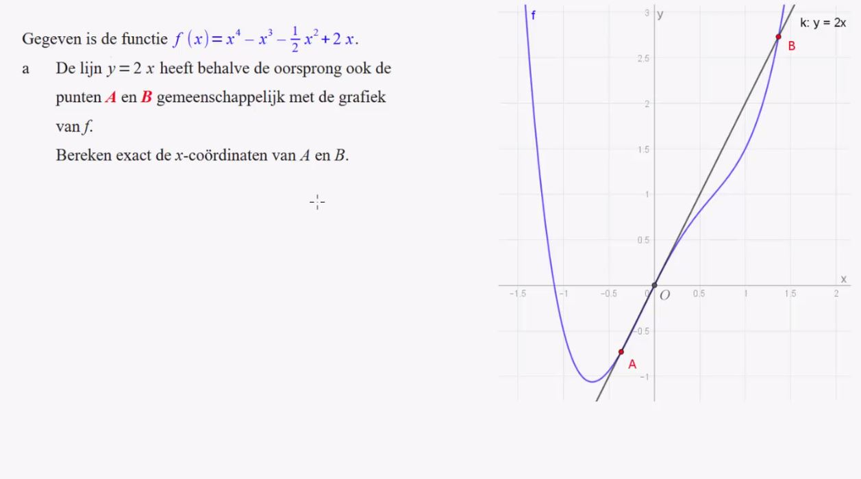 Hogeregraadsvergelijkingen Opgave 36