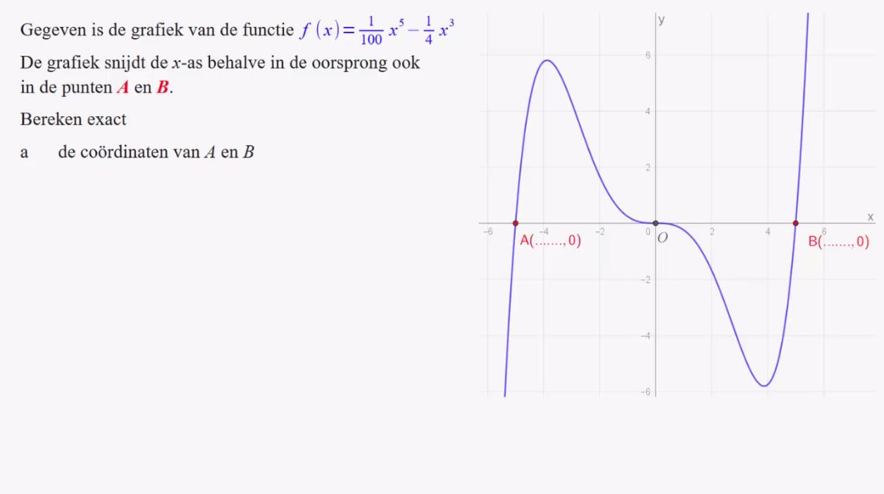 Hogeregraadsvergelijkingen Opgave 37
