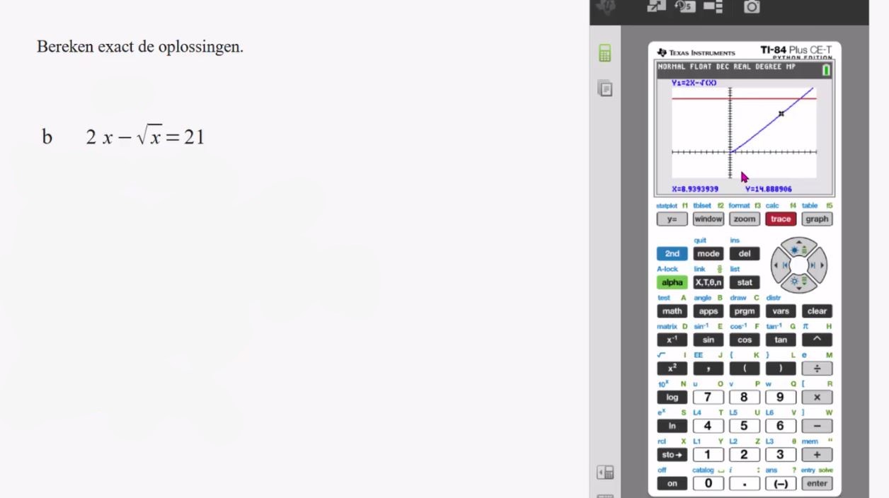 Regels voor het oplossen van vergelijkingen Opgave 64