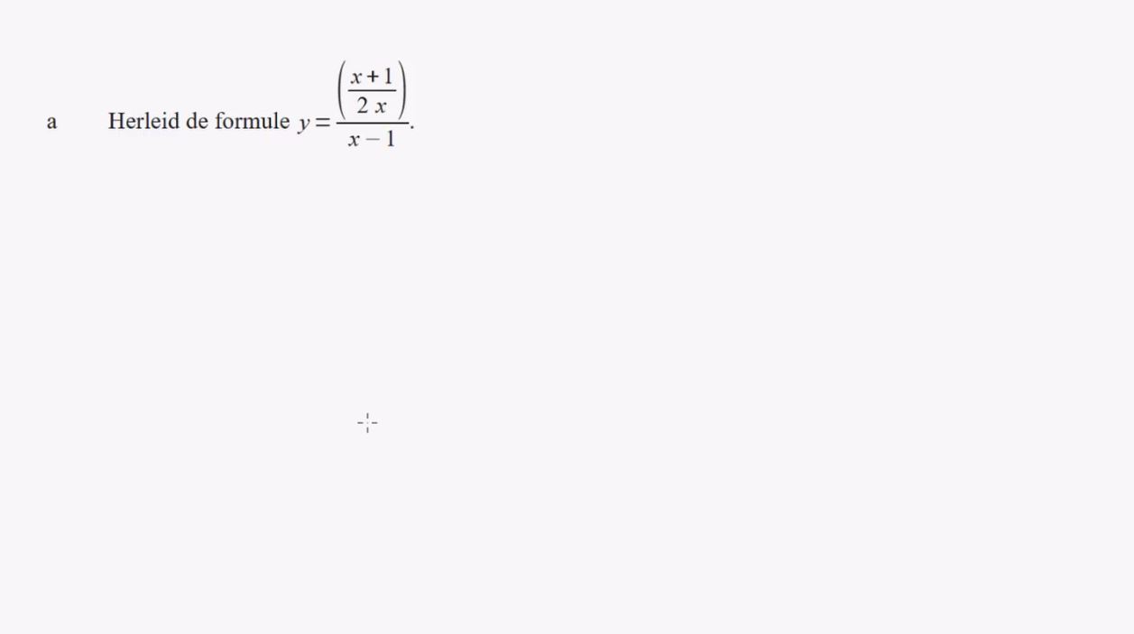 Formules met breuken herleiden Opgave 73