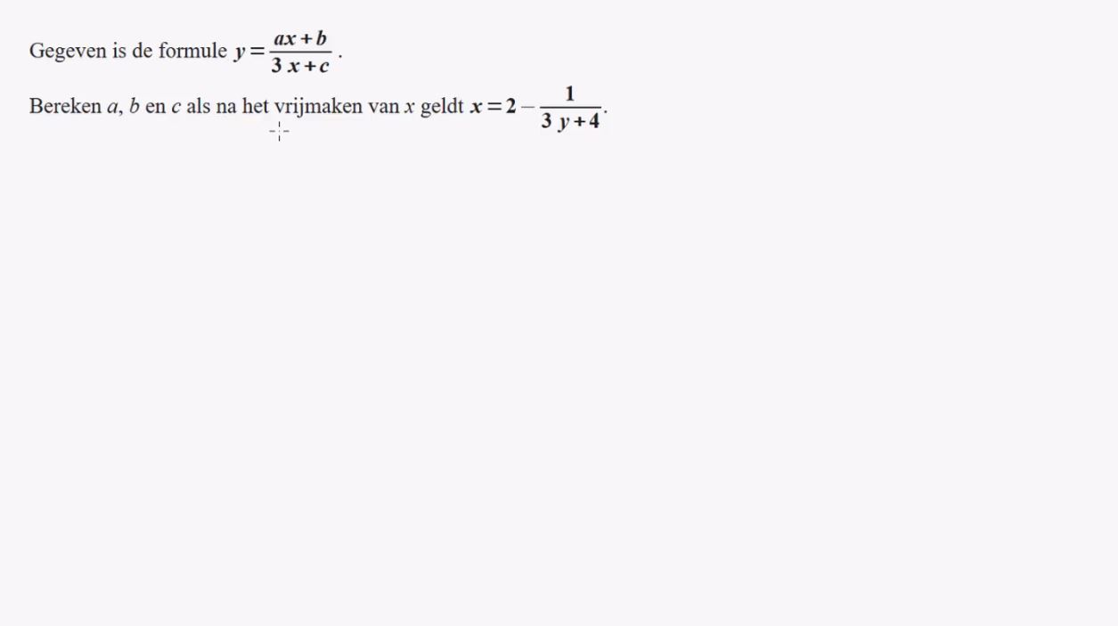 Inverse functies Opgave 82