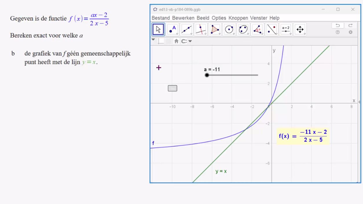 Inverse functies Opgave 89