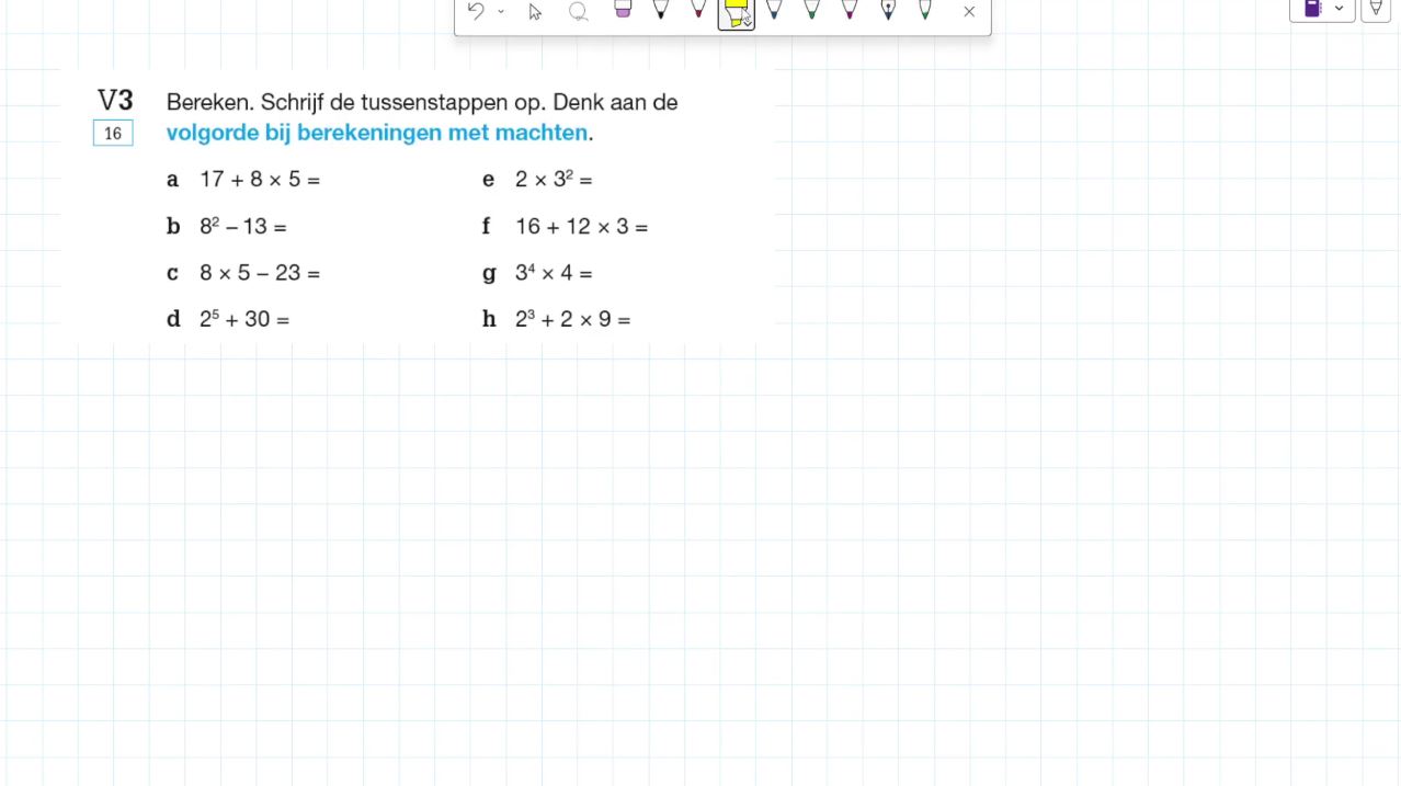 Voorkennis Opgave 3