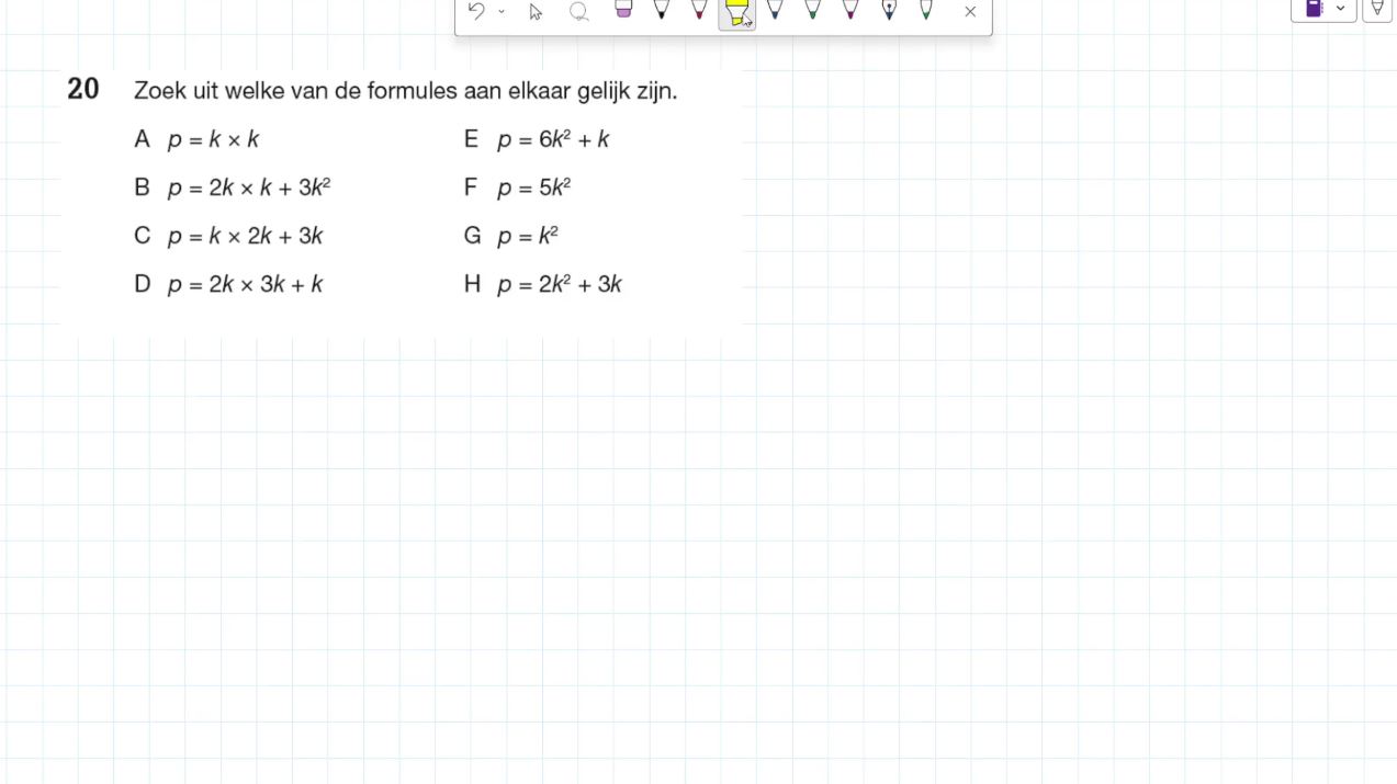 Vermenigvuldigen en optellen Opgave 20