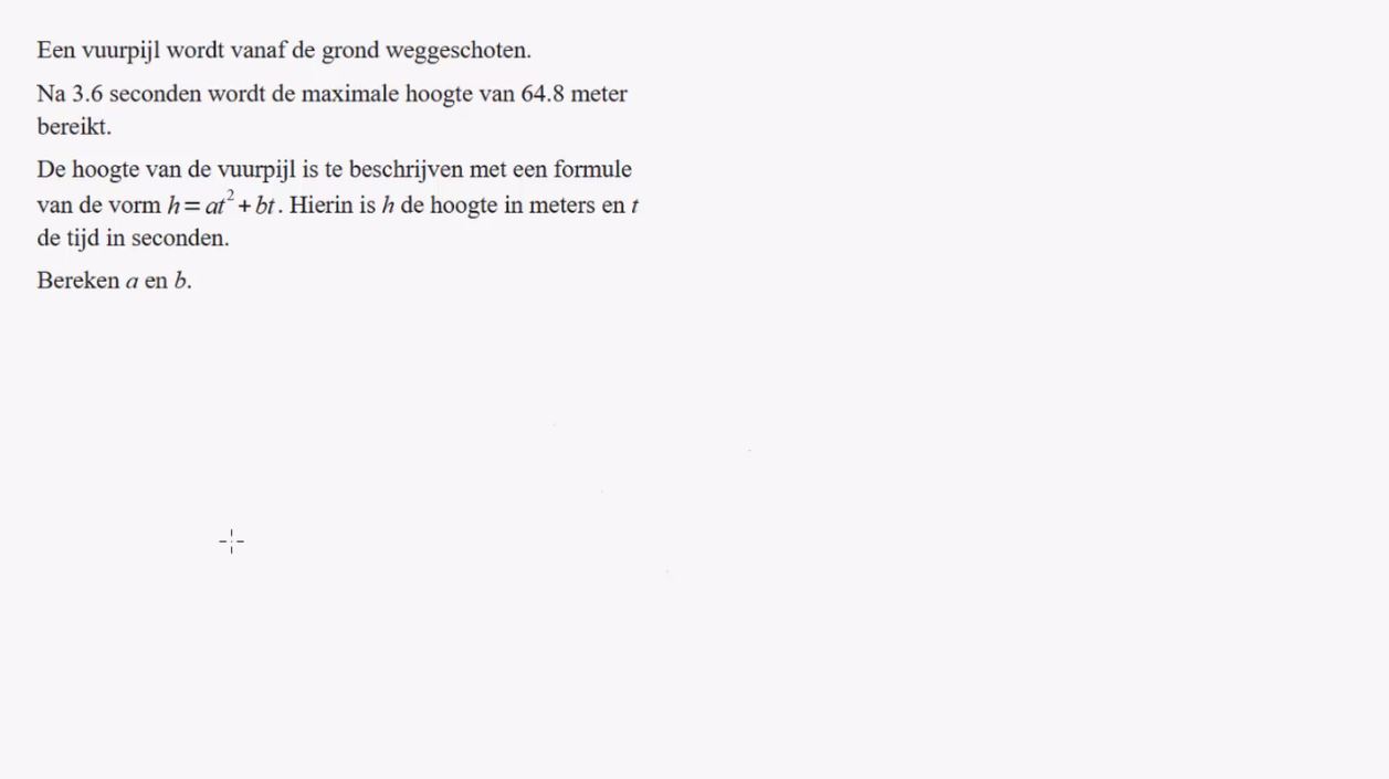 De formules y=a(x-p)<sup>2</sup>+q en y=a(x-d)(x-e) Opgave 12