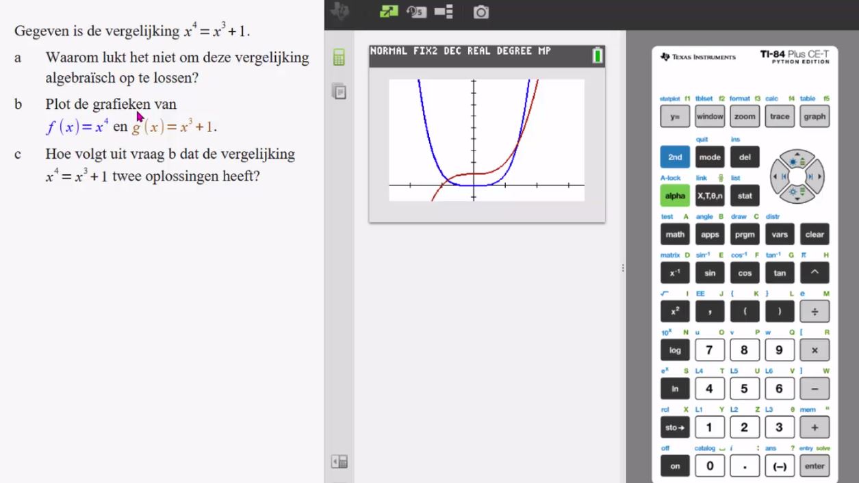 Hogeregraadsvergelijkingen Opgave 64